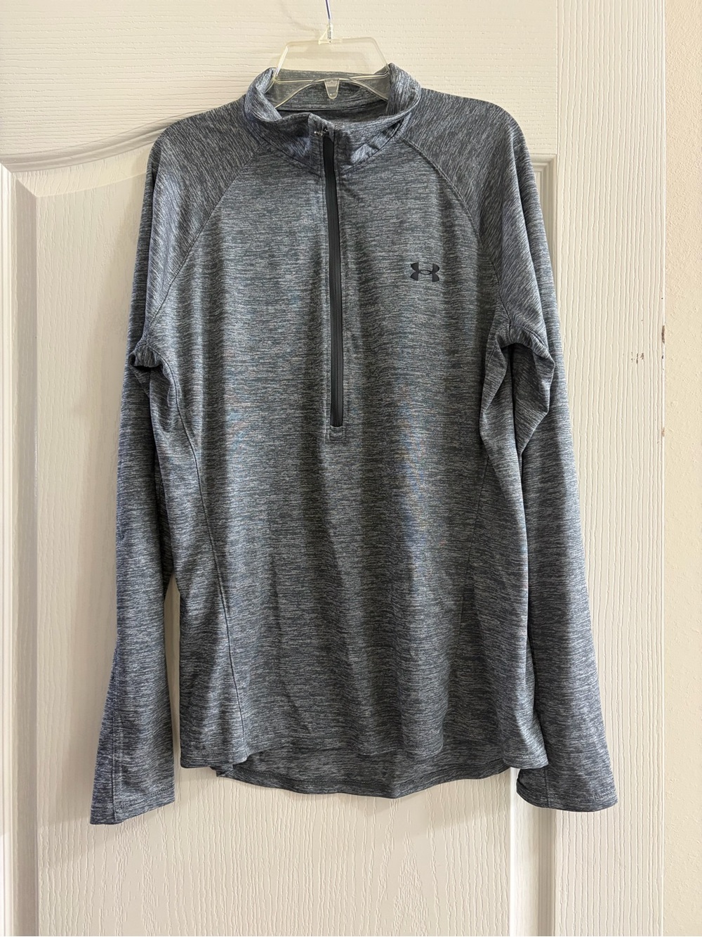 Under Armour HeatGear Gray 1/4 Zip Pullover Size Large
